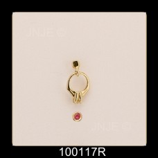 Ring Ruby Dangle