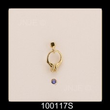 Ring Sapphire Dangle