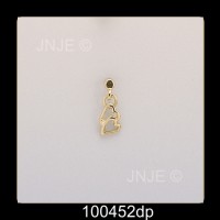 Double Heart Dangle