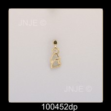 Double Heart Dangle